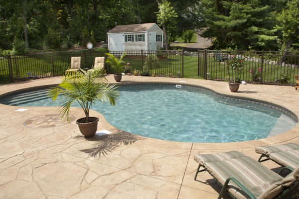 Concrete Pool Deck Repair in Milford