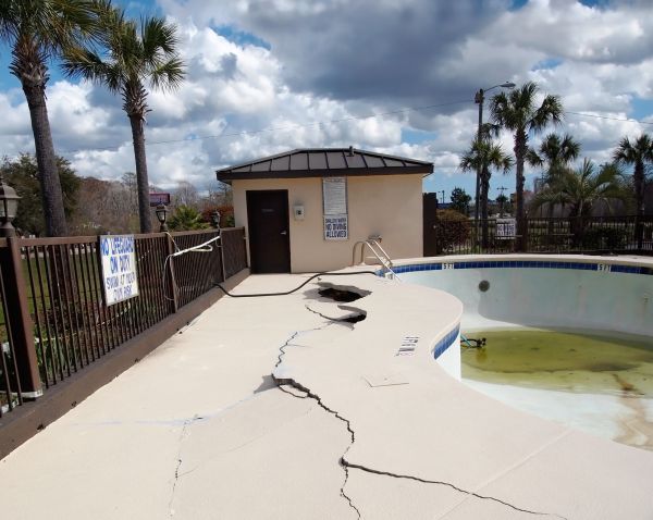 Cracked Patio Repair in Milford