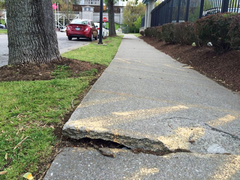 Sidewalk Curbing Repair